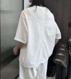 3080P50暗黑设计款短袖女夏季宽松版，女装T恤，钱塘801（原钱塘901）