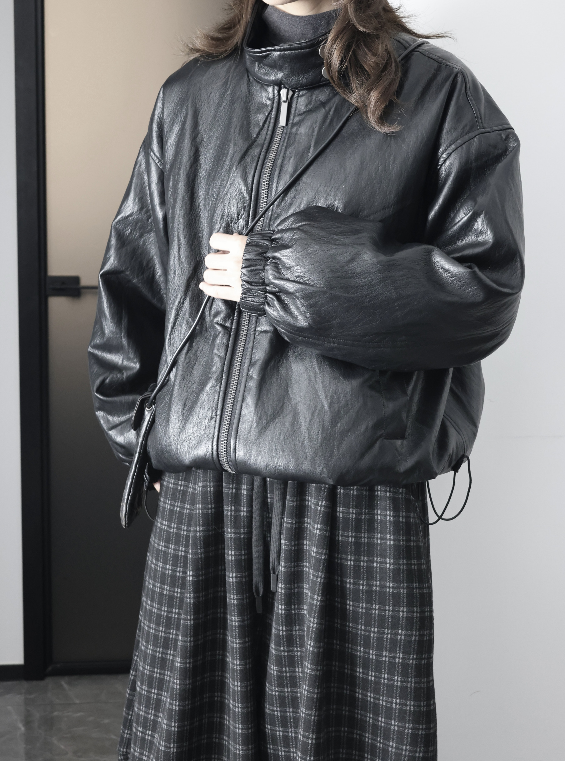25835P325皮衣女羽绒加厚保暖,女装皮衣,钱塘801（原钱塘901）