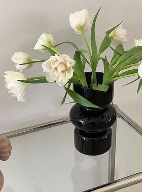 花摆件客厅插花轻奢高档高级感