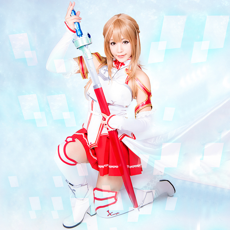 刀剑神域结城明日奈亚丝娜战斗服