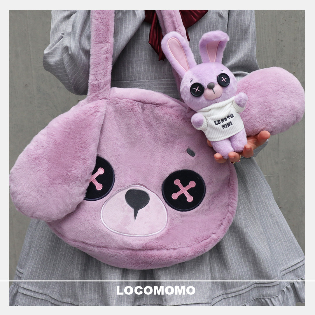 locomomo原创毛绒包包 可爱软绵绵包包
