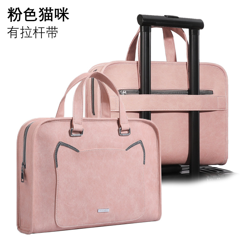 笔记本手提包适用联想苹果戴尔惠普华为matebook小米pro13.3华硕15男14女air13电脑包15.6寸macbook内胆包16