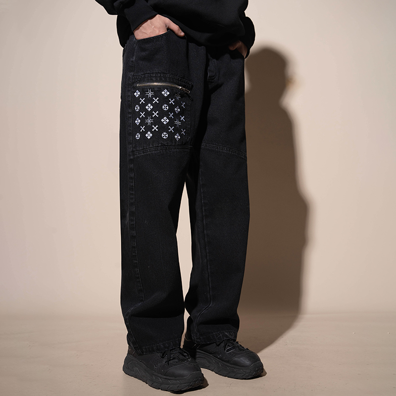 LOADMIND牛仔裤直筒宽松