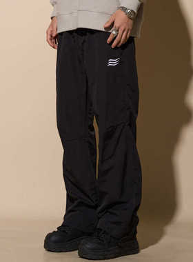 LOADMIN冲锋速干美式工装伞兵裤男休闲宽松直筒登山机能大码