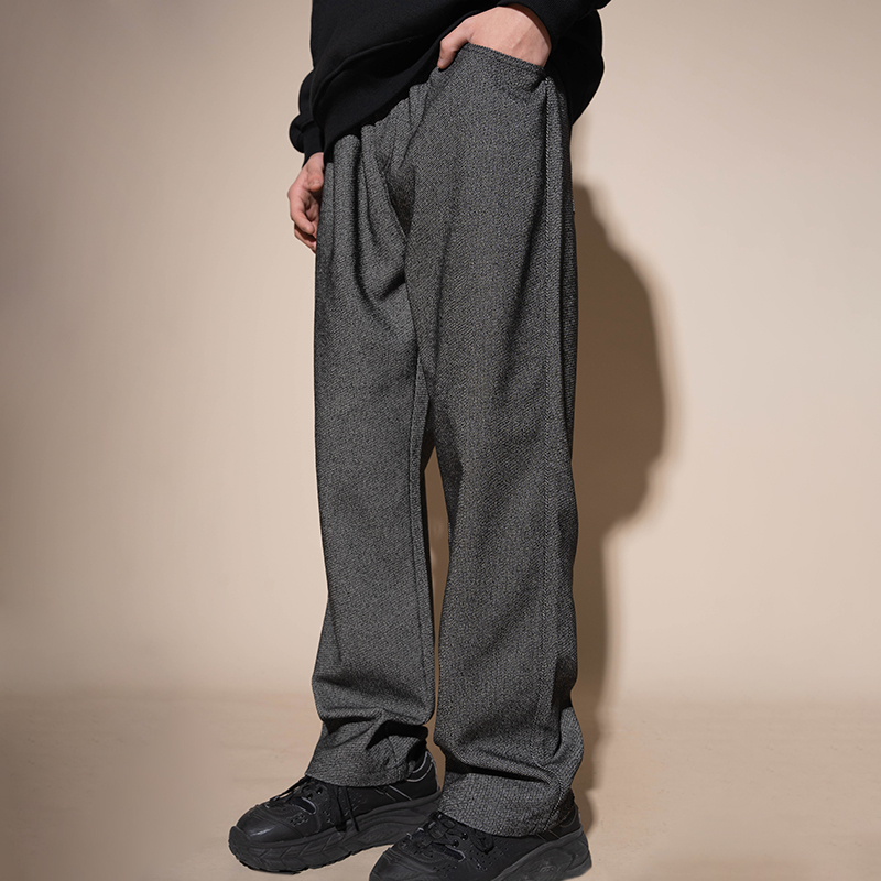 西裤裤子LOADMIND显瘦格雷系