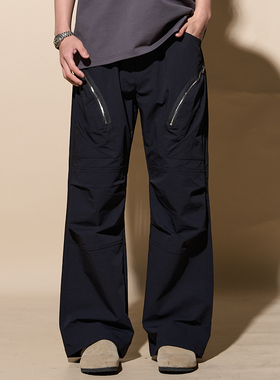 LOADMIND美式伞兵冲锋登山速干工装裤子男宽松直筒休闲长裤潮户外