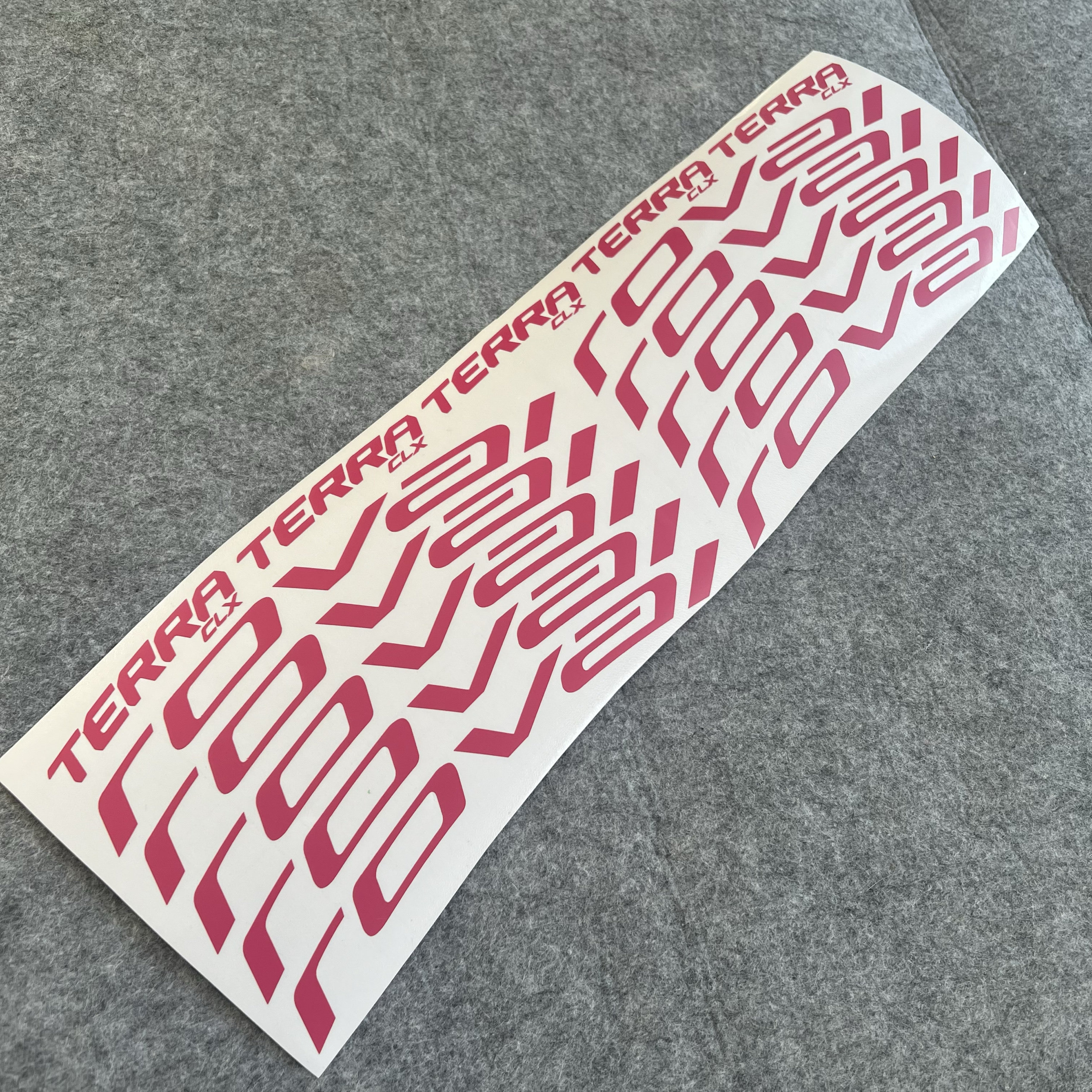 LIGHTNING ROVAL TERRA 휠 세트 스티커 도로 자동차 스티커 카본 나이프 림 림 사용자 정의