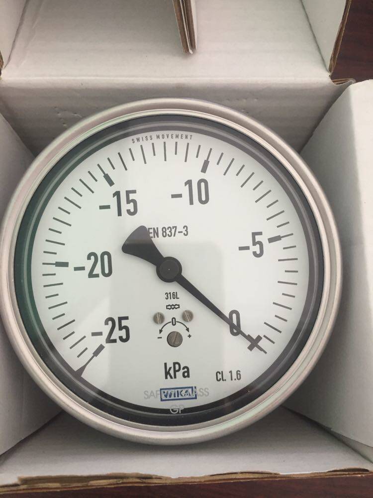 全新原装正品wika威卡 632.50.100 (-25--0kpa)en837-3 现货