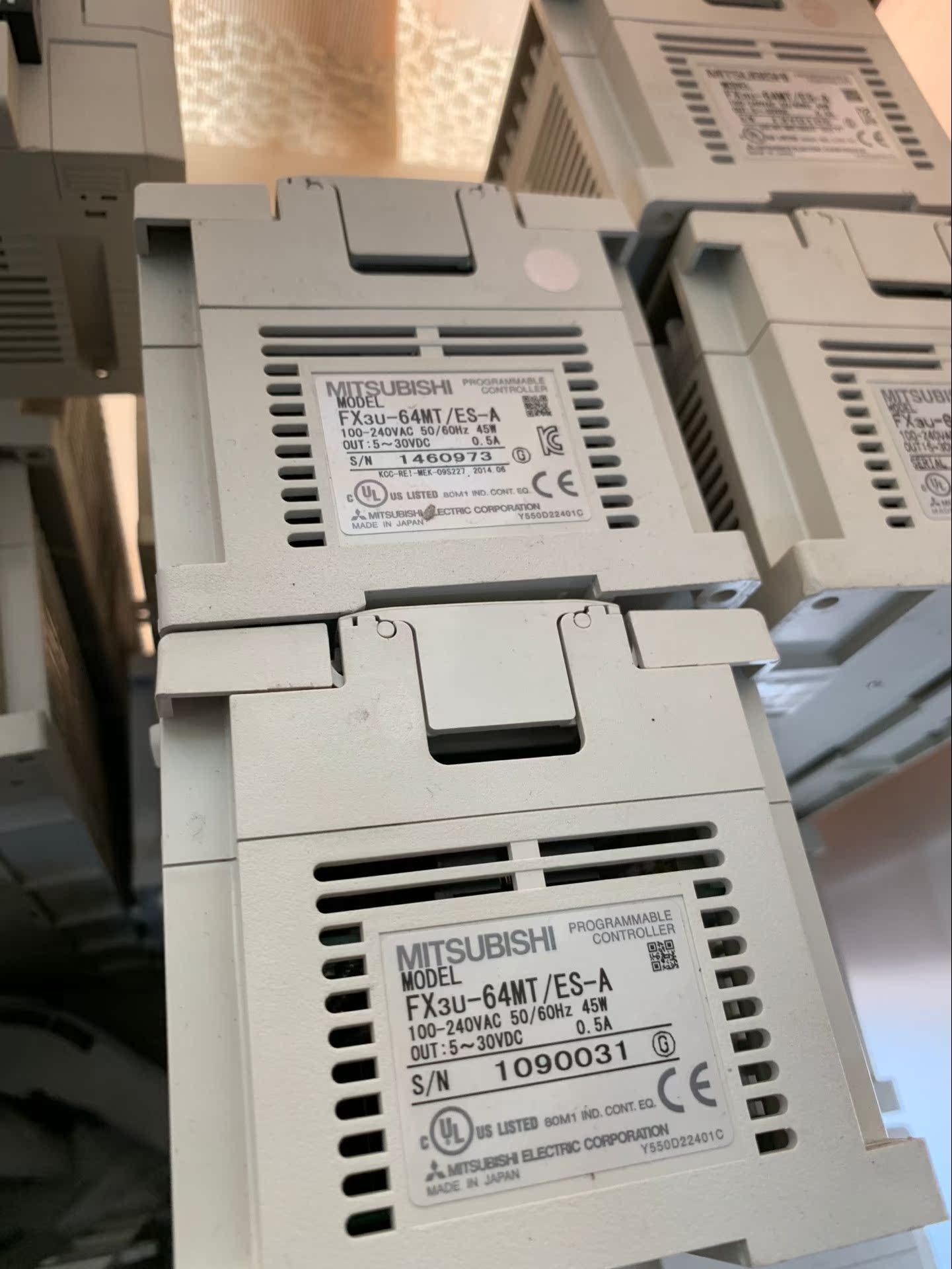 二手原装三菱plc fx3u-64mt/es-a fx3u-64mt 包好 保修