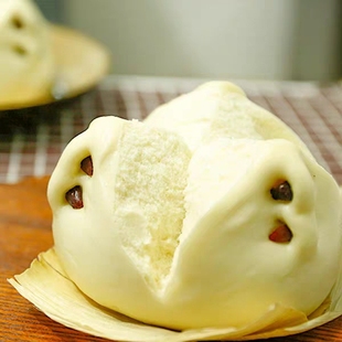 胶东枣饽饽威海喜饼威海大枣饽饽山东喜饼花饽饽馒头春节礼盒馒头