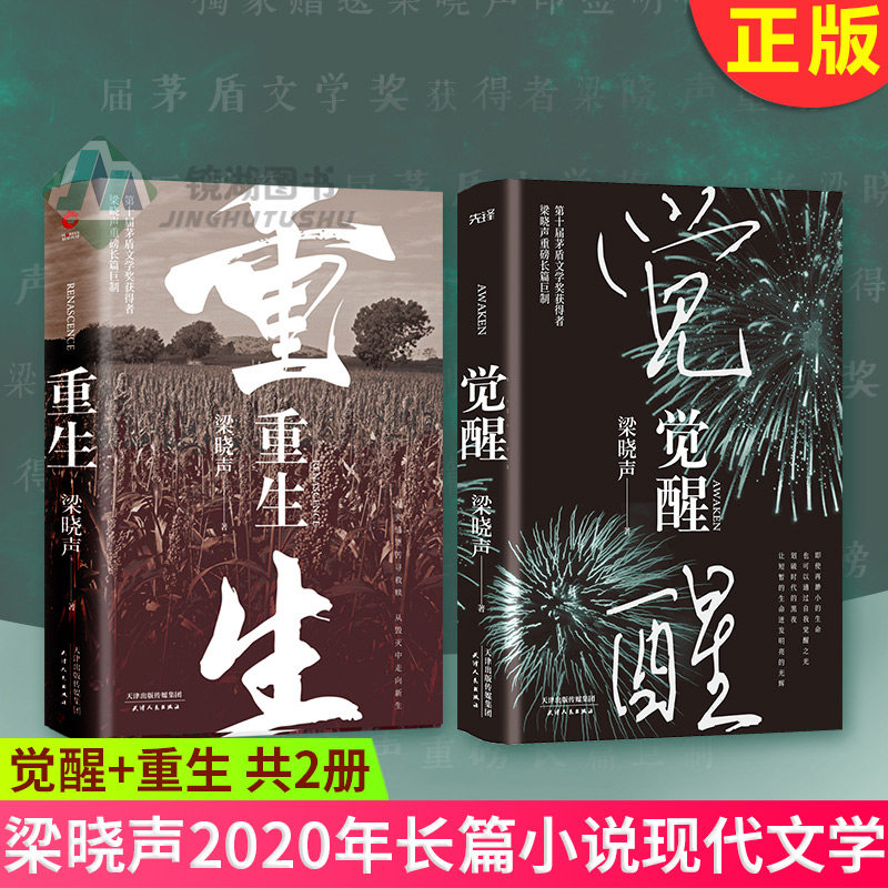 现货正版 觉醒+重生 共2册 梁晓声2020年长篇小说 现实主义抗战小说 不一样的梁晓声文学作品 写尽一个普通人的隐忍与大义