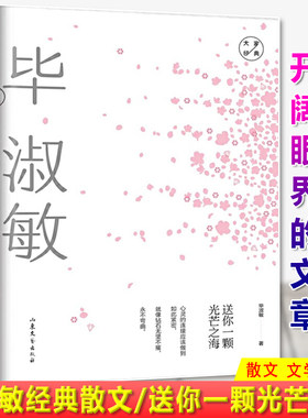 现货正版 送你一颗光芒之海：毕淑敏经典散文 慰藉心灵/涉及现实生活方方面面的思考和感悟/开阔眼界的文章 散文 文学 文集