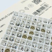 施华尖底圆001白色水晶钻球美甲diy手表补钻1088材料包项链皇冠