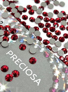 捷克宝仕奥莎烫圆90070浅红正品烫钻爆闪散钻DIY美甲饰品手机贴钻