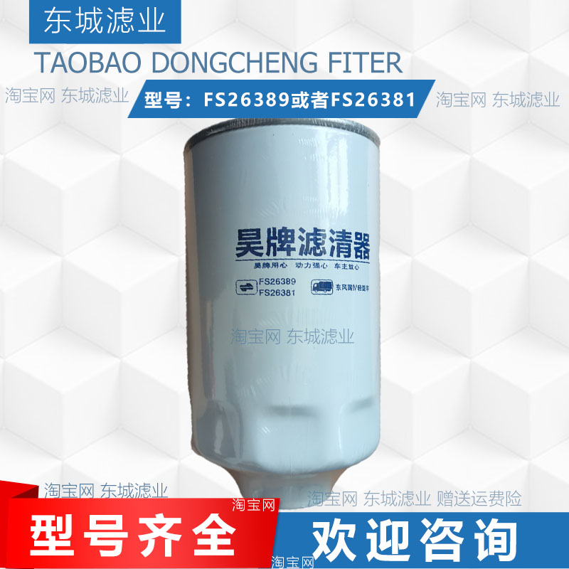 FS26389柴油滤芯FS26381油水器