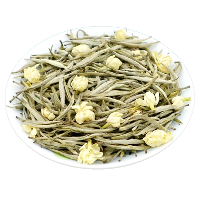 2026新茶 茉莉花茶兰雪特级鲜香银针大白毫雪竹250g铁罐装