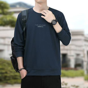 卫衣男款春秋季美式新款宽松百搭圆领秋天长袖上衣爸爸装