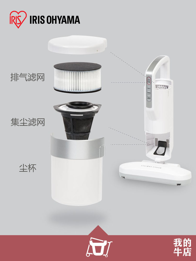 IRIS Acarite Remover Original Parts for FAC10, FAC2, FAC3, Dust Collector Filter, Exhaust Filter