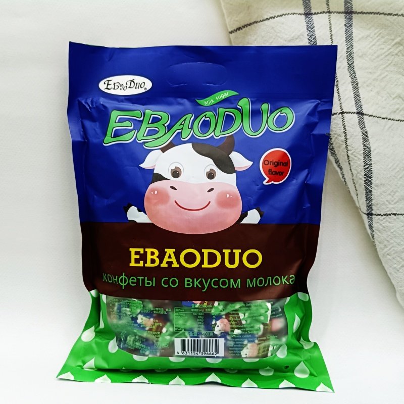 俄宝多牌奶糖牛奶味糖果零食喜糖节日礼物500克装