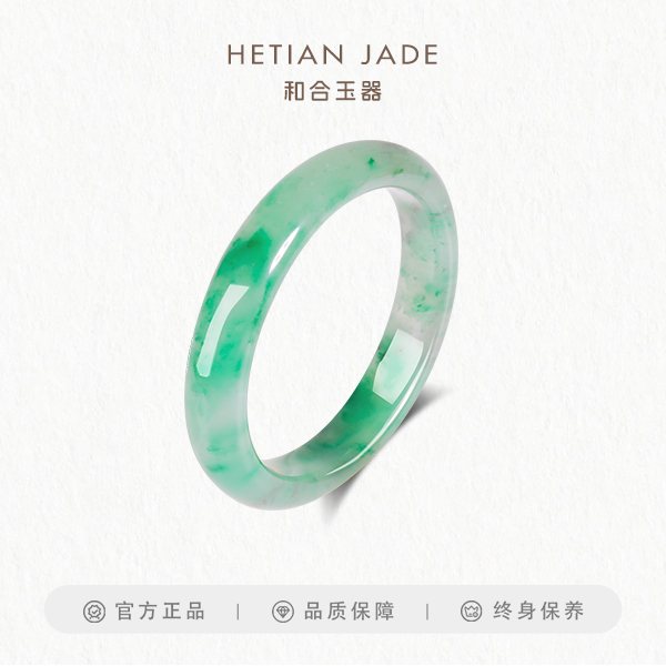 和合玉器非洲翠正品飘花