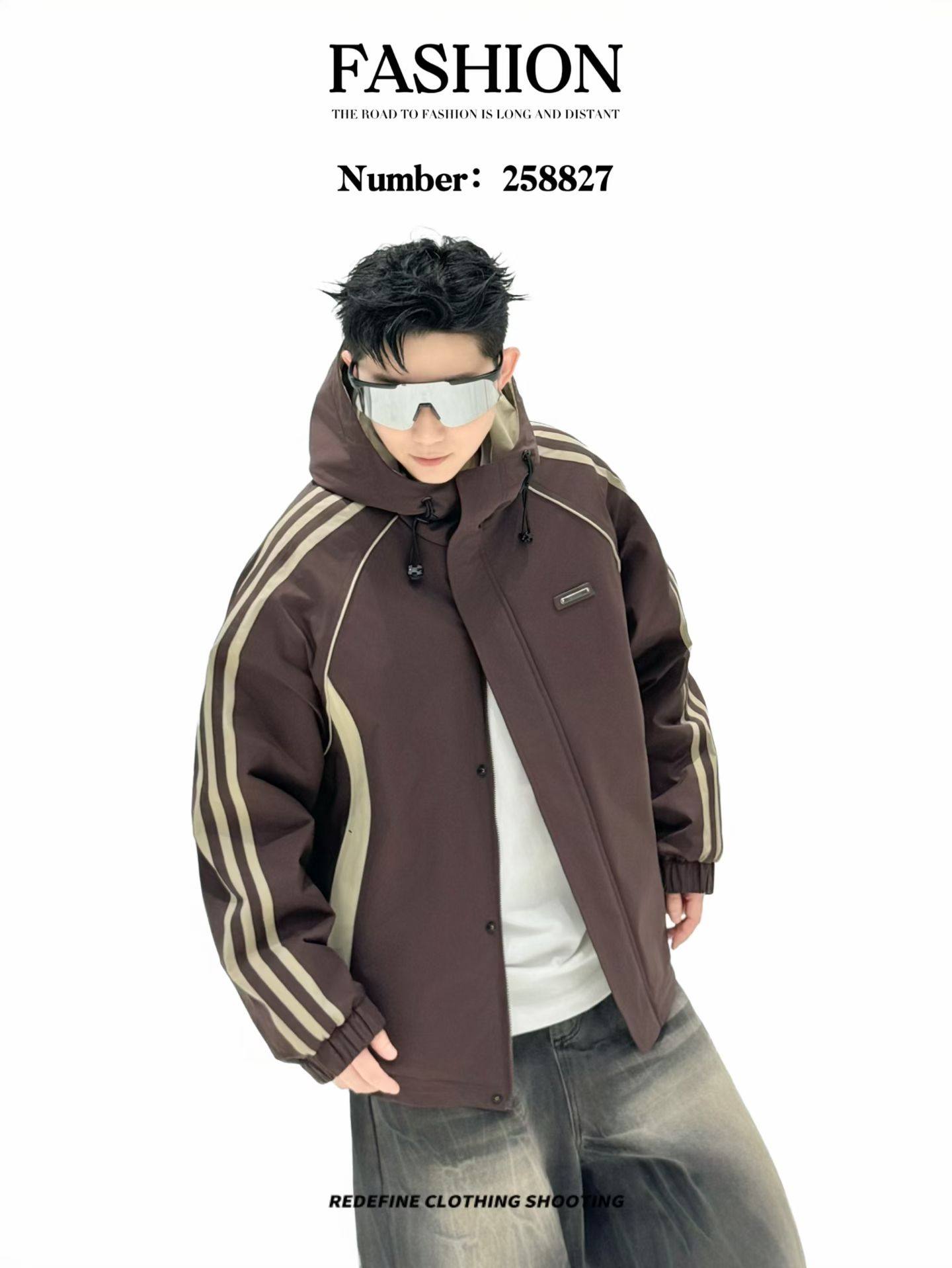 CHOCOOLATE国际米兰2025冬季新款男士休闲棉服时尚百搭运动棉服