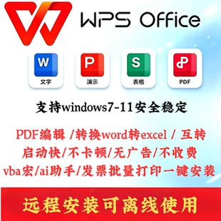 wps专业版激活会员免费序列号电脑版带vab宏PDF格式转换word