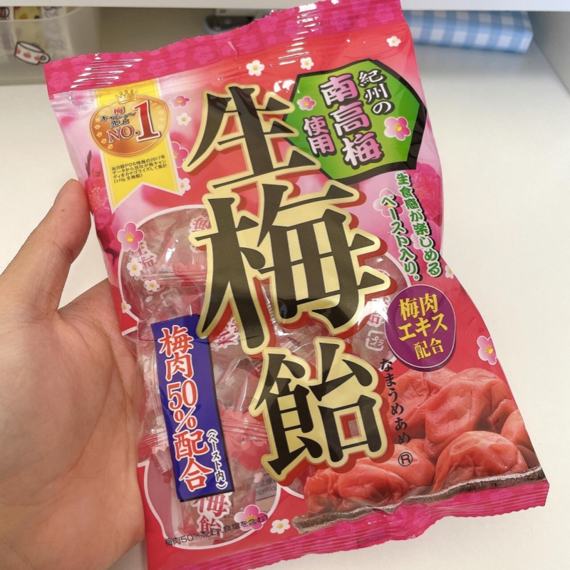 酸酸的~梅子控~日本进口理本ribon糖果生梅饴柠檬糖梅子夹心软糖