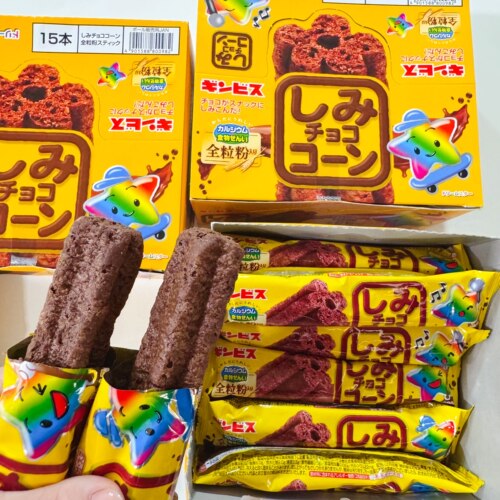 日本进口金必氏巧克力儿童饼干