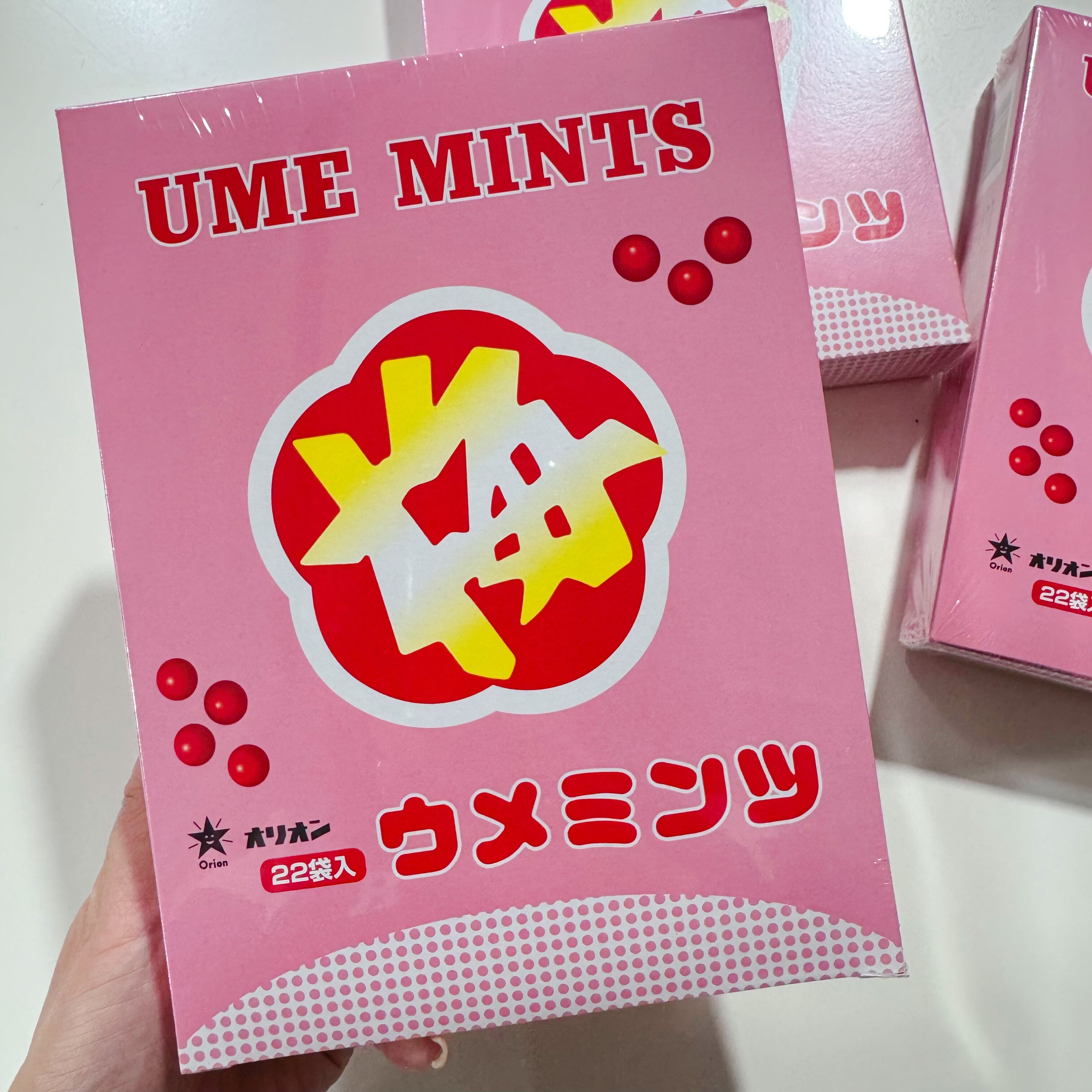 日本Orion猎户座UMEMINTS梅子糖经典日式酸甜梅子软糖怀旧零食