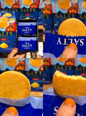 蔡文静推荐日本进口Tohato桃哈多SALTY黄油海盐曲奇饼干大赏第一