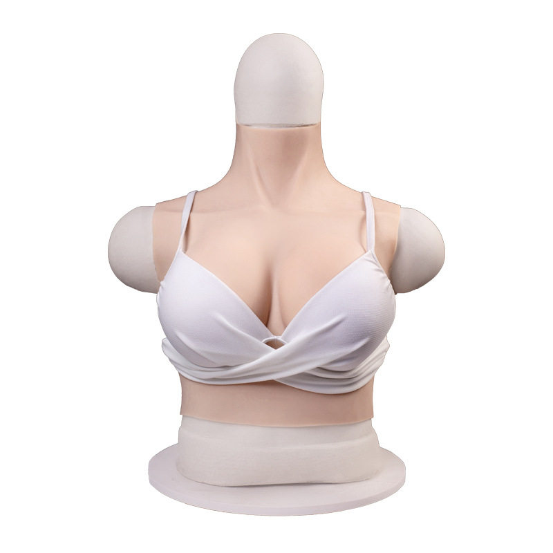 性感乳沟超大硅胶伪娘义乳变装cos用品直播仿真假胸假乳女装大佬