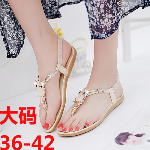 cd夹脚伪娘风变装沙滩鞋人字拖