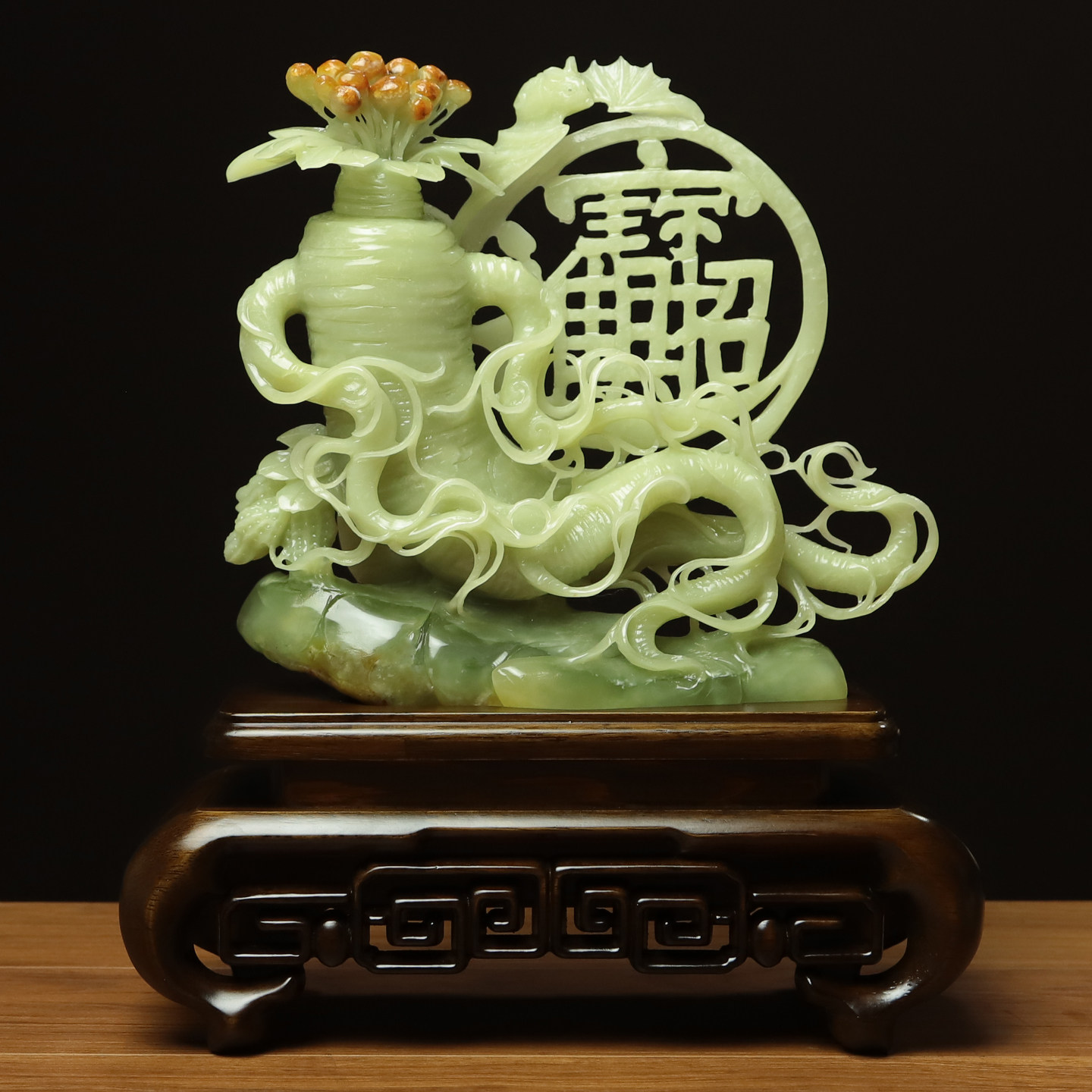 天猫老店手工雕刻高端礼品摆件