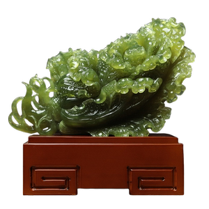 天猫老店四大名玉手工雕刻摆件