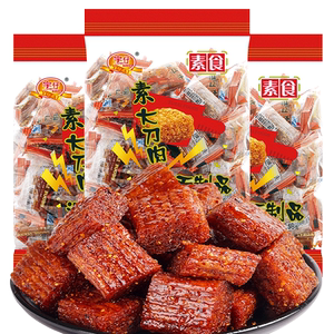 宇仔大刀肉辣条素辣条大礼包8090后麻辣怀旧零食儿时休闲网红小吃