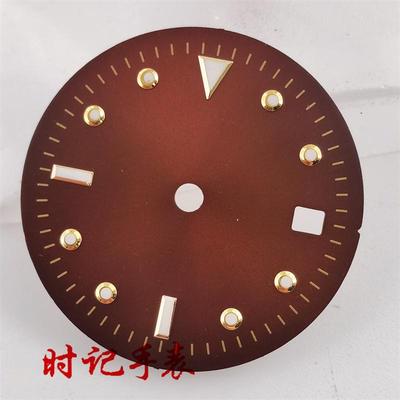 miuksi金属表盘哑光夜光手表配件