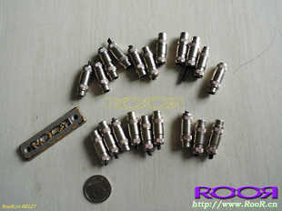 原品 美国 USA SwitchCraft  镀铑 焊接式 音响 RCA 接头 插头