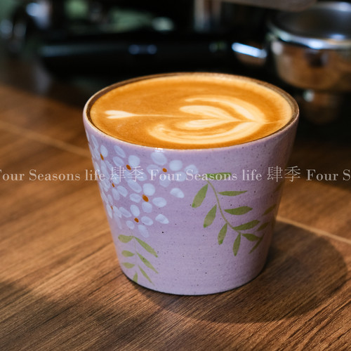 景德镇手绘紫砂泥猪口咖啡杯
