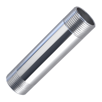 304不锈钢管外丝加长圆管双外丝