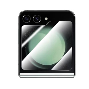 批发适用三星W25flip外屏Z Flip6副屏高清亮面Zflip7钢化膜zflip5外屏防偷窥玻璃缩小版小屏保护贴膜高铝全屏