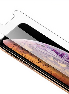 适用苹果16 iPhone17Air 15Pro手机钢化膜14plus半屏11高清亮面13promax高铝12mini缩小版XR白片钢化玻璃贴膜