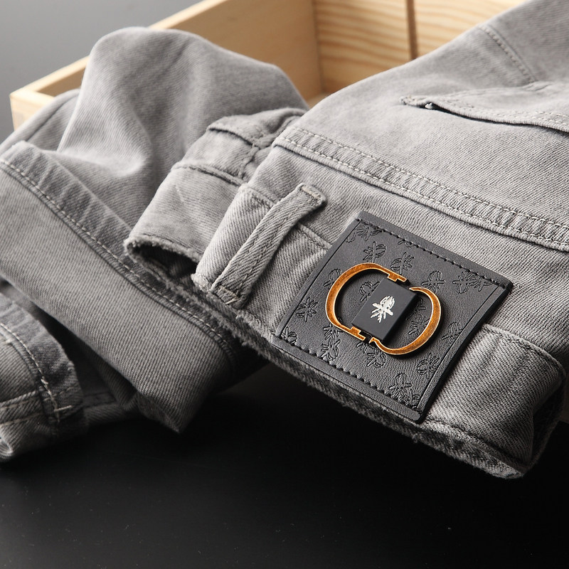 深八度格调拉链长裤水洗春秋