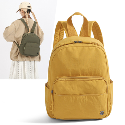 新款洋气简约百搭小款双肩包女生书包轻便多功能休闲通勤小背包女