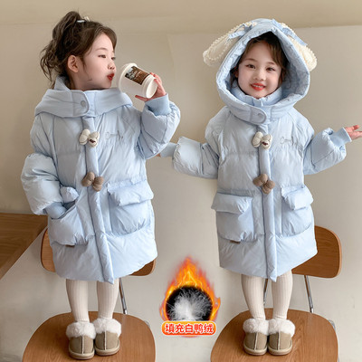 2025新款冬季小女孩羽绒服外套