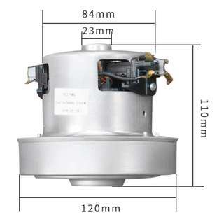 L底盘120MM实测1400W PM22 适合三洋AF130 AE160吸尘器电机V1J