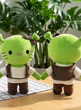 新款Travis Scott plush特拉维斯·斯科特明星外星猫毛绒玩偶公仔