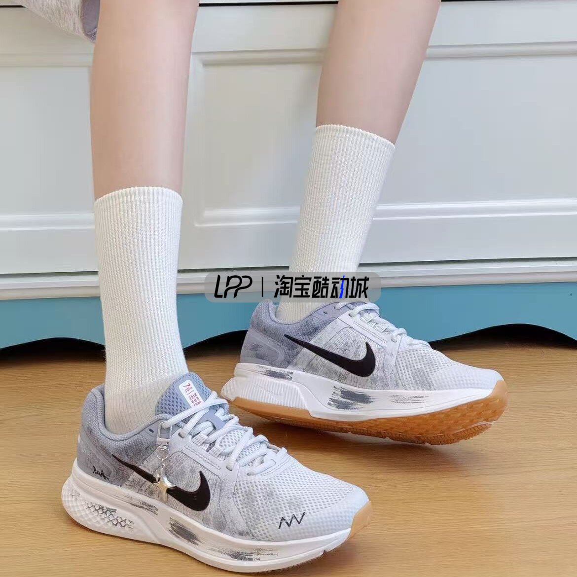 LPP定制球鞋Nike Run Swift 2 雾影虚痕 国风织物透气 低帮跑步鞋