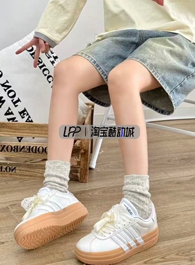 LPP定 制球鞋 adidas VL Court   独白 浪漫节奏美式 低帮板鞋 女