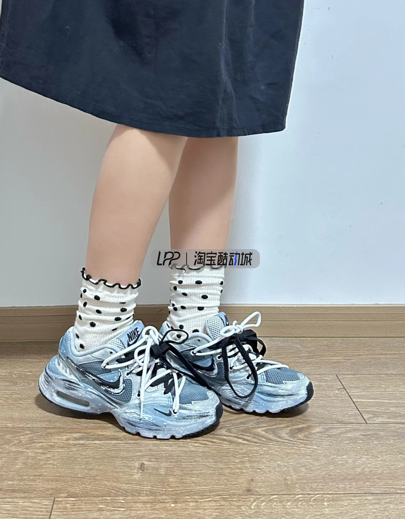 LPP定制球鞋 Nike Air Max Fusion 男女款富士山下炫彩喷绘慢跑鞋