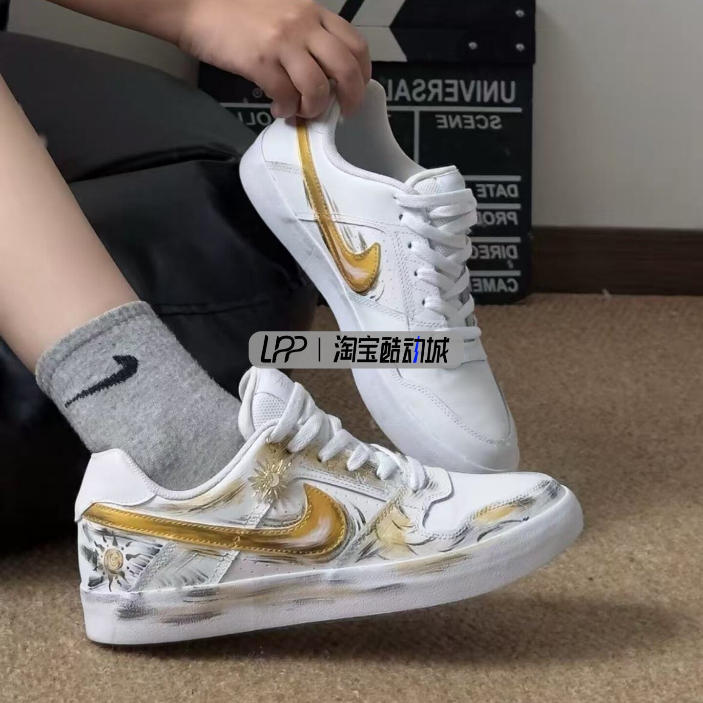 Nike SB Delta 阿波罗2.0 DUNK 做旧 礼遇 朋友情人款 低帮板鞋